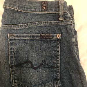 7 For All Mankind “Lexie” straight leg jeans